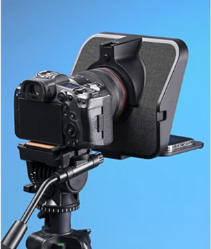 Universele Teleprompter voor DSLR, Smartphone en Tablet – Inclusief Adapterringen