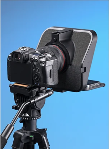 Universele Teleprompter voor DSLR, Smartphone en Tablet – Inclusief Adapterringen