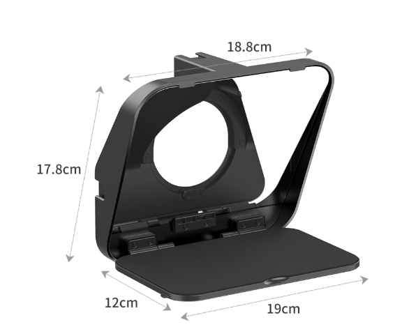 Universele Teleprompter voor DSLR, Smartphone en Tablet – Inclusief Adapterringen