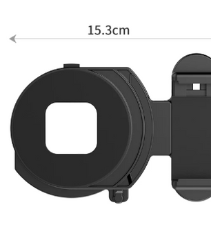 Universele Teleprompter voor DSLR, Smartphone en Tablet – Inclusief Adapterringen