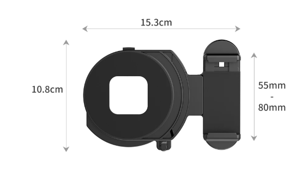 Universele Teleprompter voor DSLR, Smartphone en Tablet – Inclusief Adapterringen