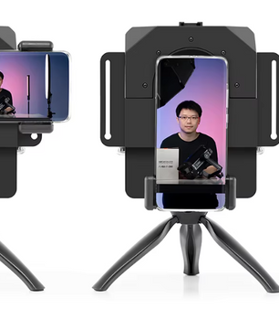 Mini Teleprompter voor Smartphone en DSLR – Met Afstandsbediening