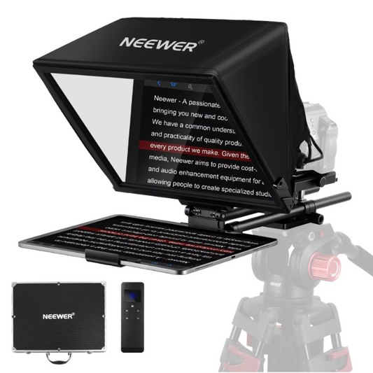 Modulaire Teleprompter 12" met 15mm LWS Rod Clamp en App Control