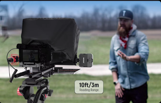 Modulaire Teleprompter 12" met 15mm LWS Rod Clamp en App Control