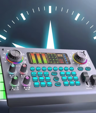 Professionele Podcast Set met 48V XLR Microfoon en Live Soundcard