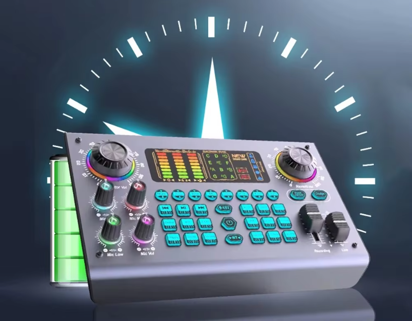 Professionele Podcast Set met 48V XLR Microfoon en Live Soundcard