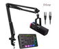Gaming Audio Set met XLR Microfoon, Mixer en Headset – 48V Phantom Power