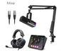 Gaming Audio Set met XLR Microfoon, Mixer en Headset – 48V Phantom Power