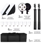 50 × 70 cm Softbox Set met 8 LED Lampen – Studio Verlichting Kit