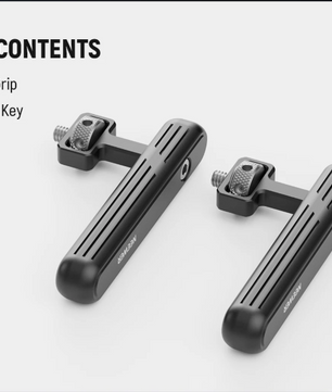 Set van 2 Aluminium Handgrepen voor Smartphone Video Rig – 360° Draaibare Side en Top Handles voor Filmen en Vloggen