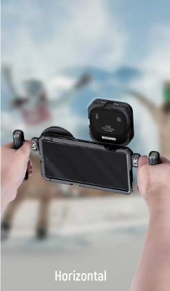 Set van 2 Aluminium Handgrepen voor Smartphone Video Rig – 360° Draaibare Side en Top Handles voor Filmen en Vloggen