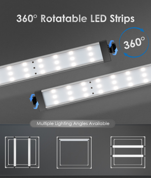 Opvouwbare Fotostudio Lichtbox 60 × 60 cm – LED Product Fotografie Tent met Dimbare Verlichting en 6 Achtergronden