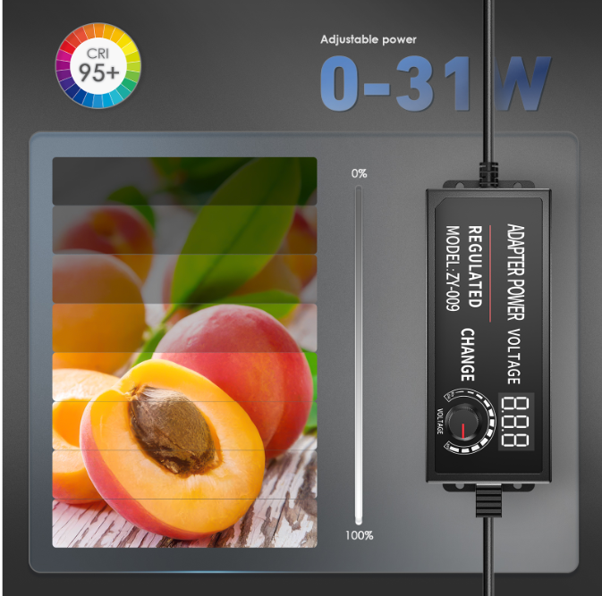 Opvouwbare Fotostudio Lichtbox 60 × 60 cm – LED Product Fotografie Tent met Dimbare Verlichting en 6 Achtergronden