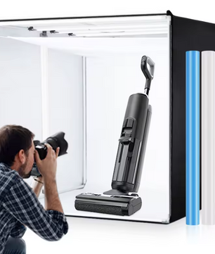 Professionele Fotostudio Lichtbox – Grote Productfotografie Tent met 4 LED Panelen en Dimbare Verlichting