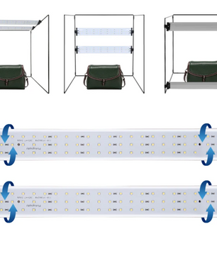 Professionele Fotostudio Lichtbox – Grote Productfotografie Tent met 4 LED Panelen en Dimbare Verlichting