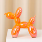 Keramisch Balloon Dog Decoratiebeeld 21 cm – Moderne Abstracte Hond Sculptuur voor Woonkamer en Bureau