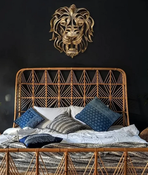 Leeuwenkop Wanddecoratie – Luxe Wandsculptuur van Resin met Gedetailleerd Reliëf