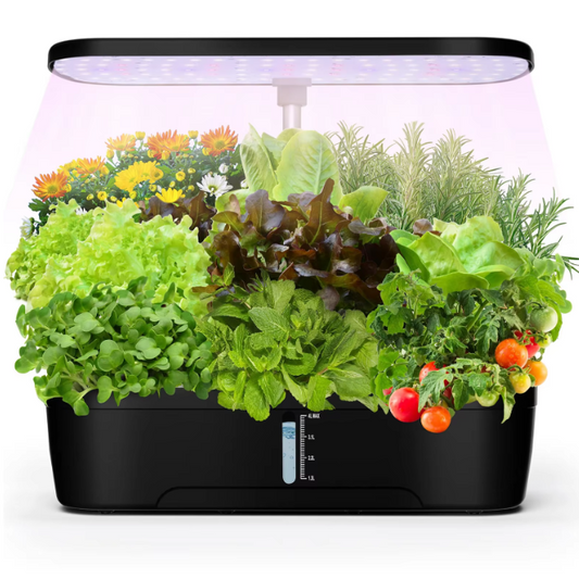 Hydroponische Kruidentuin met LED Groeilamp – Indoor Kweek Systeem met Timer en Waterreservoir