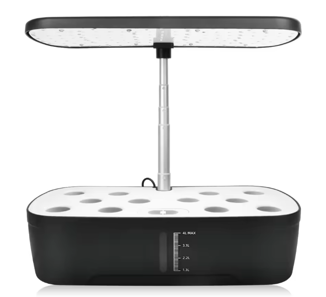 Hydroponische Kruidentuin met LED Groeilamp – Indoor Kweek Systeem met Timer en Waterreservoir