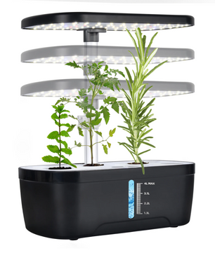 Hydroponische Kruidentuin met LED Groeilamp – Indoor Kweek Systeem met Timer en Waterreservoir