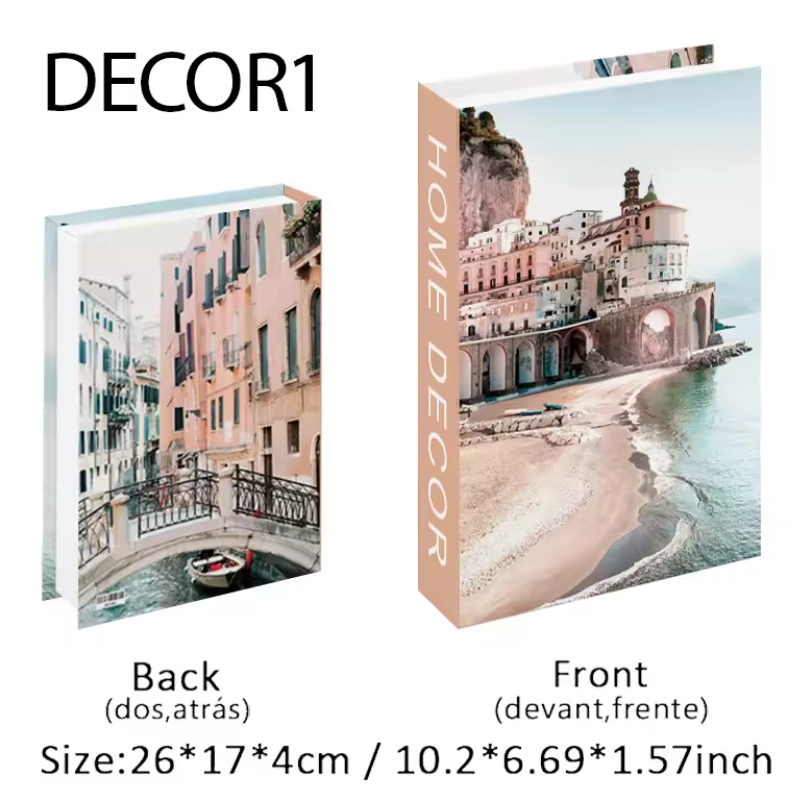 Decoratieve Nep Boeken Opbergbox – Designer Coffee Table Boek Decoratie