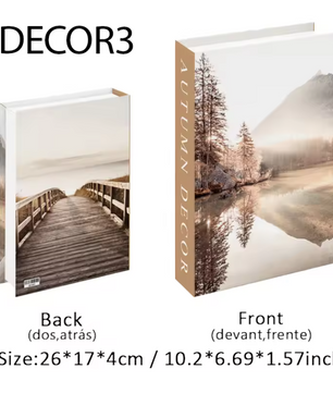 Decoratieve Nep Boeken Opbergbox – Designer Coffee Table Boek Decoratie