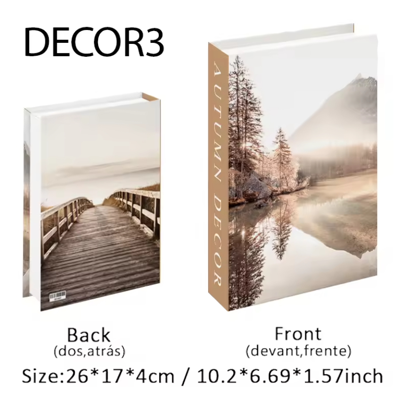Decoratieve Nep Boeken Opbergbox – Designer Coffee Table Boek Decoratie