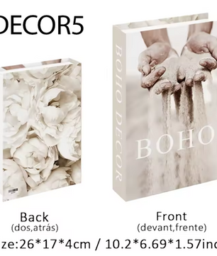 Decoratieve Nep Boeken Opbergbox – Designer Coffee Table Boek Decoratie