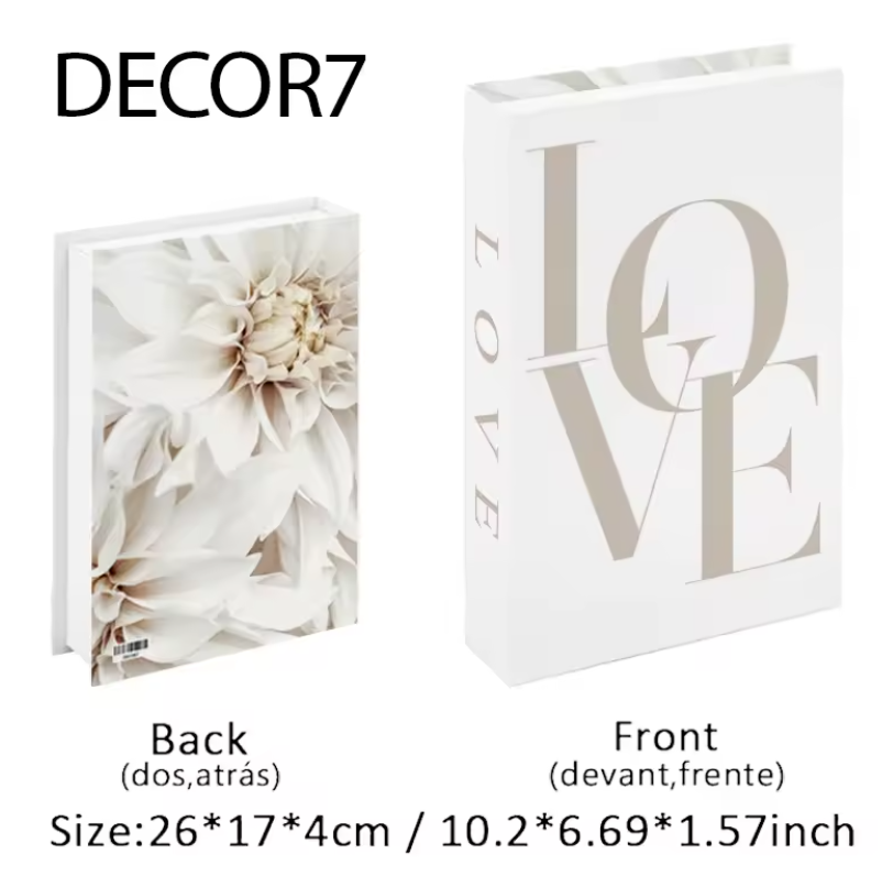 Decoratieve Nep Boeken Opbergbox – Designer Coffee Table Boek Decoratie
