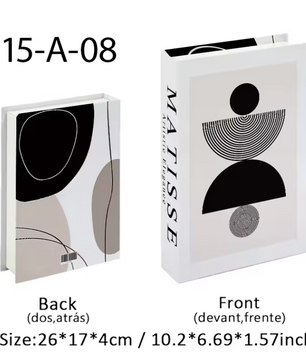 Decoratief Nepboek met Opbergruimte – Luxe Open Fake Book Opbergdoos voor Salontafel, Kast en Interieurdecoratie