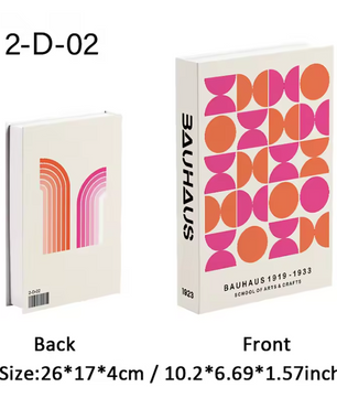 Decoratief Nepboek met Opbergruimte – Luxe Open Fake Book Opbergdoos voor Salontafel, Kast en Interieurdecoratie