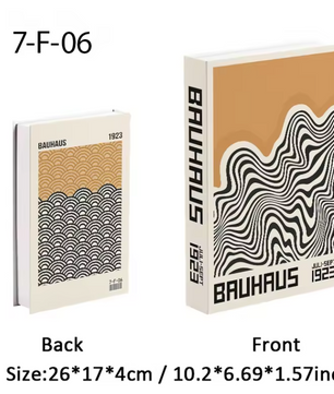 Decoratief Nepboek met Opbergruimte – Luxe Open Fake Book Opbergdoos voor Salontafel, Kast en Interieurdecoratie