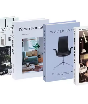 Set van 4 Decoratieve Faux Boeken – Stijlvolle Designer Decoratie voor Salontafel, Boekenkast en Interieur