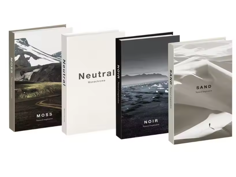 Set van 4 Decoratieve Faux Boeken – Stijlvolle Designer Decoratie voor Salontafel, Boekenkast en Interieur