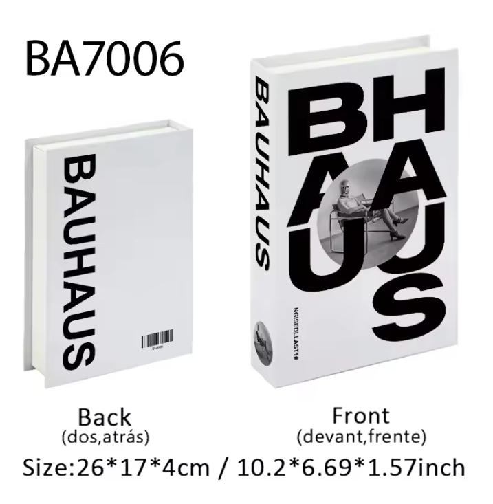 Decoratieve Faux Boek Opbergdoos – Luxe Interieurdecoratie voor Salontafel en Boekenkast