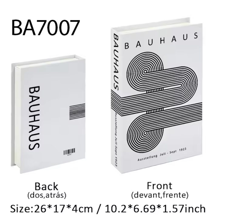 Decoratieve Faux Boek Opbergdoos – Luxe Interieurdecoratie voor Salontafel en Boekenkast