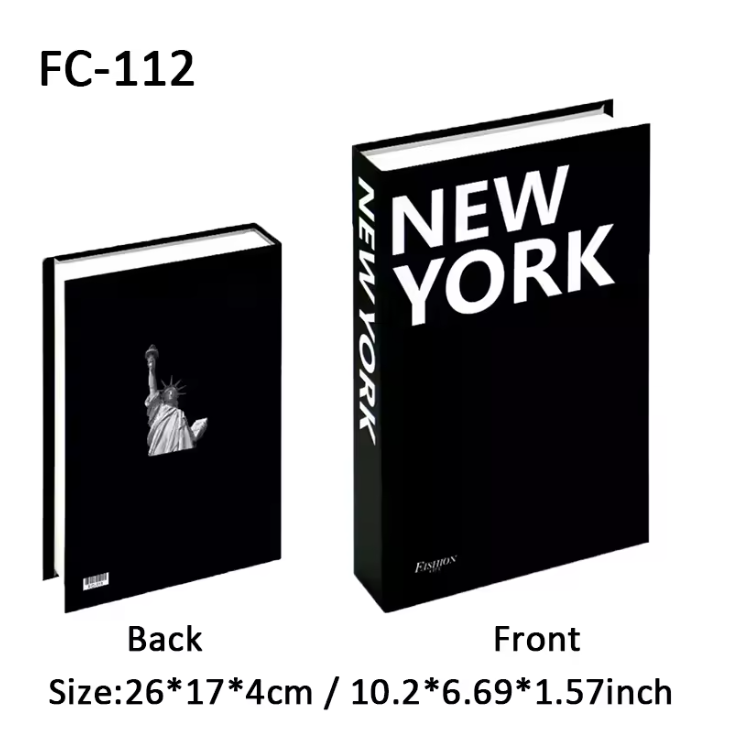 Decoratieve Faux Boek Opbergdoos – Luxe Interieurdecoratie voor Salontafel en Boekenkast