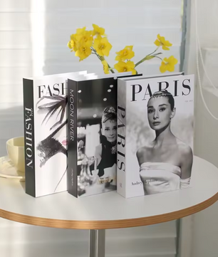 Set van 3 Decoratieve Faux Boeken – Designer Interieurdecoratie voor Salontafel en Boekenkast