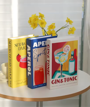 Set van 3 Decoratieve Faux Boeken – Designer Interieurdecoratie voor Salontafel en Boekenkast