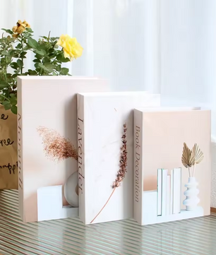 Set van 3 Decoratieve Faux Boeken – Designer Interieurdecoratie voor Salontafel en Boekenkast