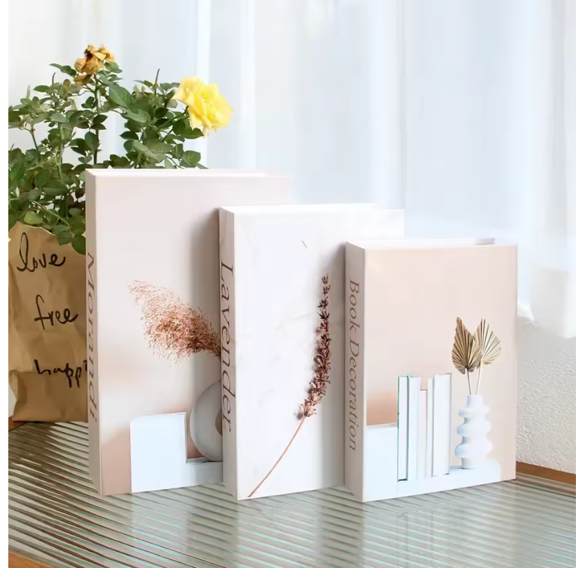 Set van 3 Decoratieve Faux Boeken – Designer Interieurdecoratie voor Salontafel en Boekenkast