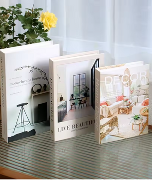 Set van 3 Decoratieve Faux Boeken – Designer Interieurdecoratie voor Salontafel en Boekenkast