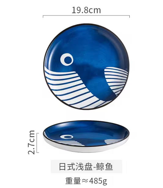 Japanse Keramische Serveerplaat – Creatieve Turnip Schaal voor Serveren en Presenteren