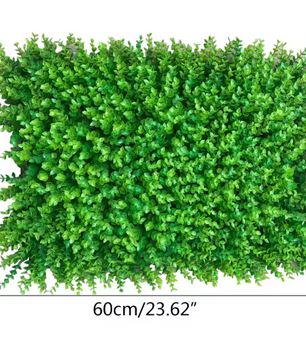 Set van 12 Kunsthaag Panelen – Kunst Buxus Wandpanelen voor Groene Wanddecoratie