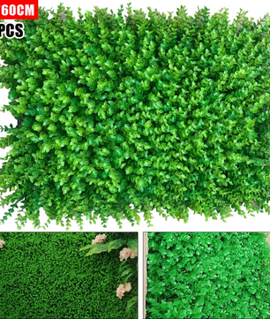 Set van 12 Kunsthaag Panelen – Kunst Buxus Wandpanelen voor Groene Wanddecoratie