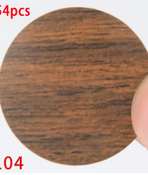 Set van 54 Zelfklevende Schroefgat Stickers – Houten Meubel Afdekdopjes
