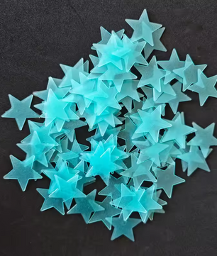 Set van 100 Glow in the Dark Sterren – Lichtgevende Muurstickers voor Plafond en Kinderkamer