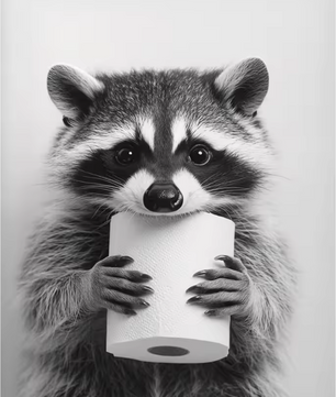 Grappige Dieren Toilet Poster – Humoristische Canvas Badkamer Wanddecoratie