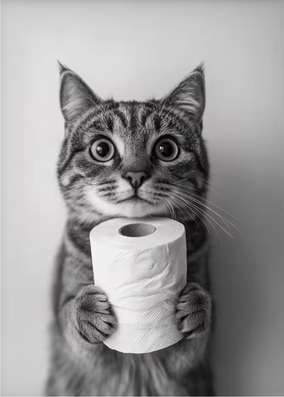 Grappige Dieren Toilet Poster – Humoristische Canvas Badkamer Wanddecoratie