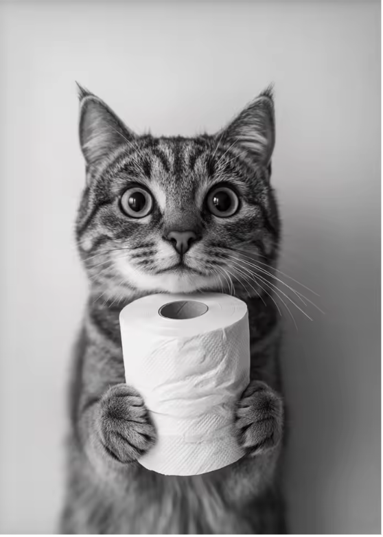 Grappige Dieren Toilet Poster – Humoristische Canvas Badkamer Wanddecoratie